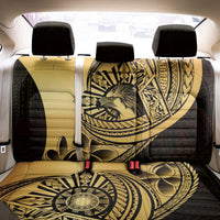 Philippines Eagle Sun Back Car Seat Cover Filipino Agila Polynesian Tattoo Gold Color LT14 - Polynesian Pride