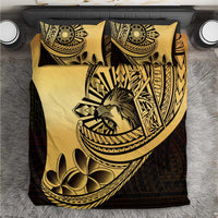 Philippines Eagle Sun Bedding Set Filipino Agila Polynesian Tattoo Gold Color LT14 Gold - Polynesian Pride