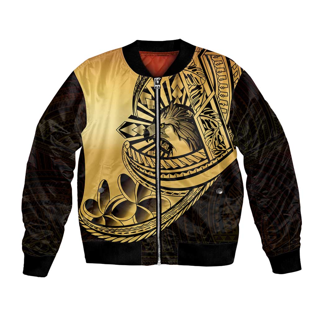 Philippines Eagle Sun Bomber Jacket Filipino Agila Polynesian Tattoo Gold Color LT14 Unisex Gold - Polynesian Pride