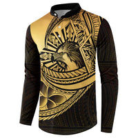 Philippines Eagle Sun Button Sweatshirt Filipino Agila Polynesian Tattoo Gold Color LT14 - Polynesian Pride