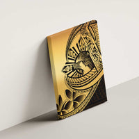 Philippines Eagle Sun Canvas Wall Art Filipino Agila Polynesian Tattoo Gold Color LT14 - Polynesian Pride