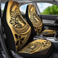 Philippines Eagle Sun Car Seat Cover Filipino Agila Polynesian Tattoo Gold Color