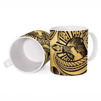 Philippines Eagle Sun Ceramic Mug Filipino Agila Polynesian Tattoo Gold Color LT14 - Polynesian Pride