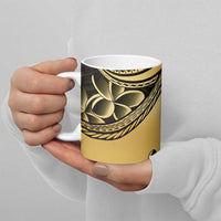 Philippines Eagle Sun Ceramic Mug Filipino Agila Polynesian Tattoo Gold Color LT14 - Polynesian Pride