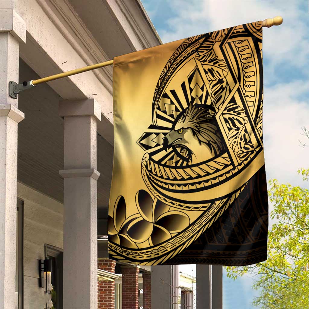 Philippines Eagle Sun Garden Flag Filipino Agila Polynesian Tattoo Gold Color LT14 House Flag Gold - Polynesian Pride