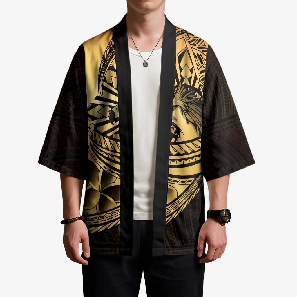 Philippines Eagle Sun Kimono Filipino Agila Polynesian Tattoo Gold Color LT14 - Polynesian Pride