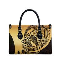 Philippines Eagle Sun Leather Bag Filipino Agila Polynesian Tattoo Gold Color LT14 - Polynesian Pride
