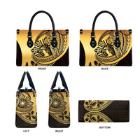 Philippines Eagle Sun Leather Bag Filipino Agila Polynesian Tattoo Gold Color LT14 - Polynesian Pride