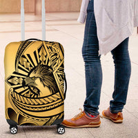 Philippines Eagle Sun Luggage Cover Filipino Agila Polynesian Tattoo Gold Color
