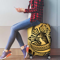 Philippines Eagle Sun Luggage Cover Filipino Agila Polynesian Tattoo Gold Color
