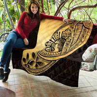 Philippines Eagle Sun Quilt Filipino Agila Polynesian Tattoo Gold Color LT14 - Polynesian Pride