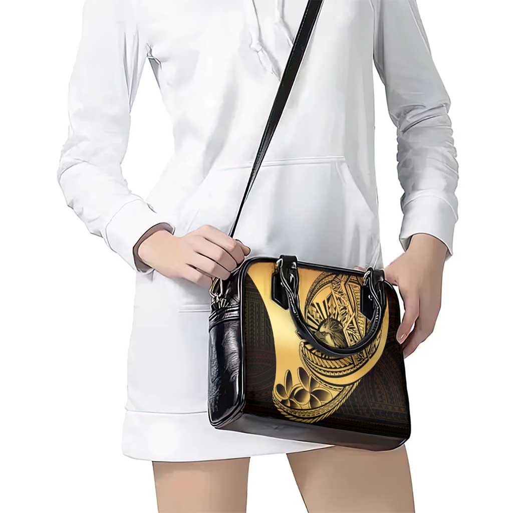 Philippines Eagle Sun Shoulder Handbag Filipino Agila Polynesian Tattoo Gold Color LT14 - Polynesian Pride