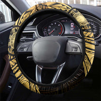 Philippines Eagle Sun Steering Wheel Cover Filipino Agila Polynesian Tattoo Gold Color LT14 - Polynesian Pride