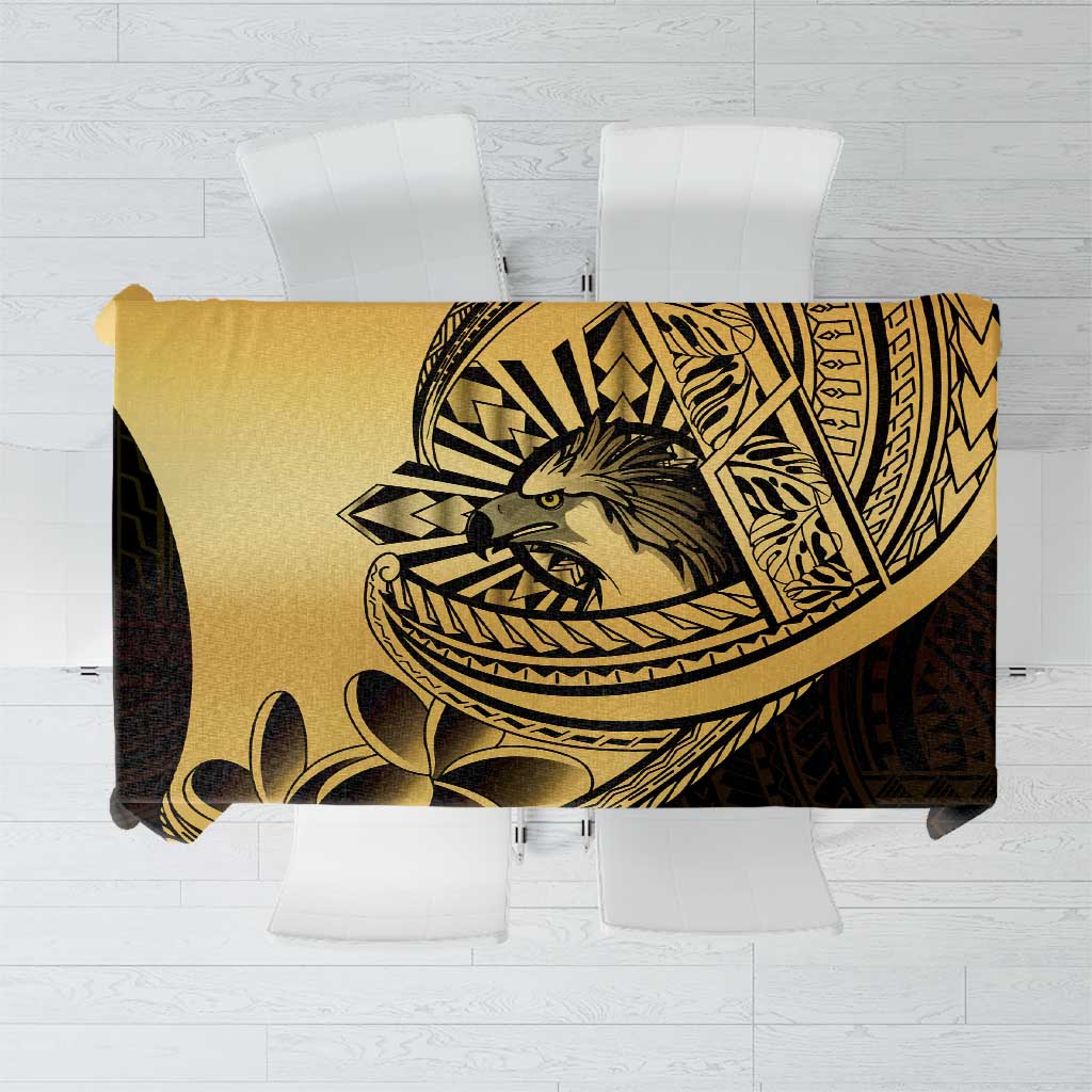 Philippines Eagle Sun Tablecloth Filipino Agila Polynesian Tattoo Gold Color LT14 Gold - Polynesian Pride