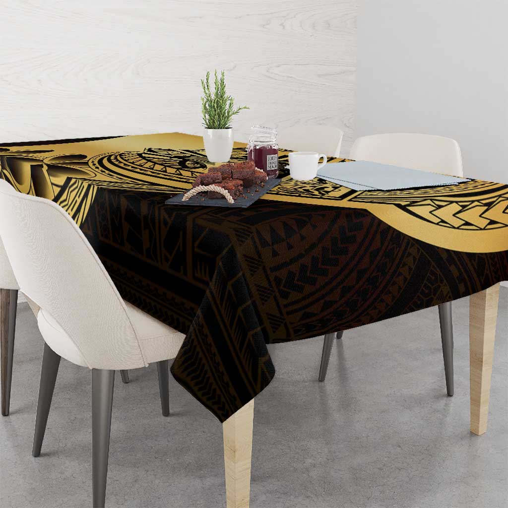 Philippines Eagle Sun Tablecloth Filipino Agila Polynesian Tattoo Gold Color LT14 - Polynesian Pride