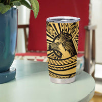 Philippines Eagle Sun Tumbler Cup Filipino Agila Polynesian Tattoo Gold Color LT14 - Polynesian Pride