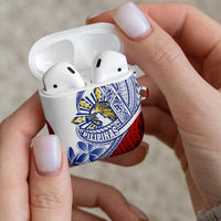 Philippines Eagle Sun AirPods Case Filipino Agila Polynesian Tattoo Flag Color