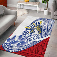 Philippines Eagle Sun Area Rug Filipino Agila Polynesian Tattoo Flag Color LT14 - Polynesian Pride