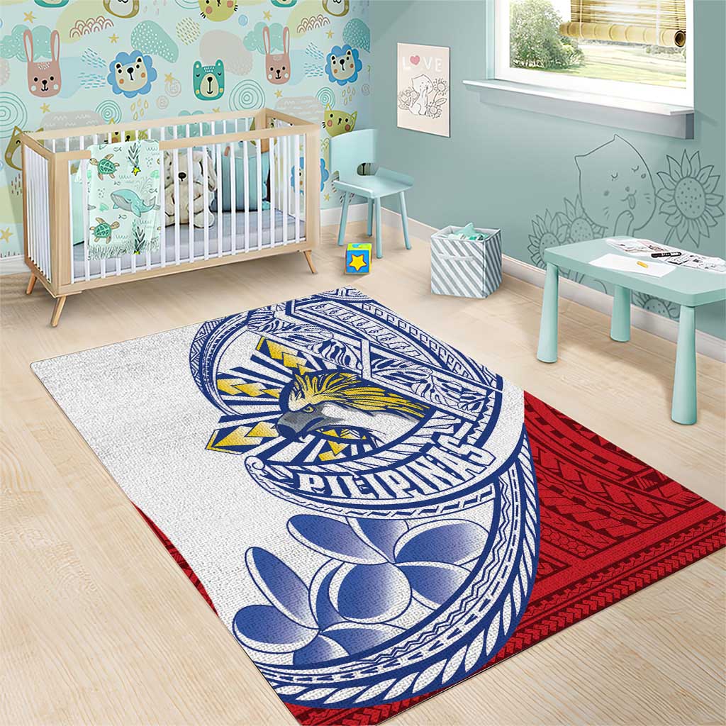 Philippines Eagle Sun Area Rug Filipino Agila Polynesian Tattoo Flag Color LT14 - Polynesian Pride