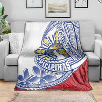 Philippines Eagle Sun Blanket Filipino Agila Polynesian Tattoo Flag Color LT14 - Polynesian Pride