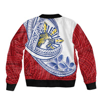 Philippines Eagle Sun Bomber Jacket Filipino Agila Polynesian Tattoo Flag Color LT14 - Polynesian Pride