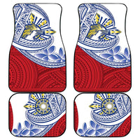 Philippines Eagle Sun Car Mats Filipino Agila Polynesian Tattoo Flag Color LT14 - Polynesian Pride