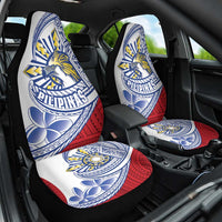 Philippines Eagle Sun Car Seat Cover Filipino Agila Polynesian Tattoo Flag Color LT14 One Size Red - Polynesian Pride