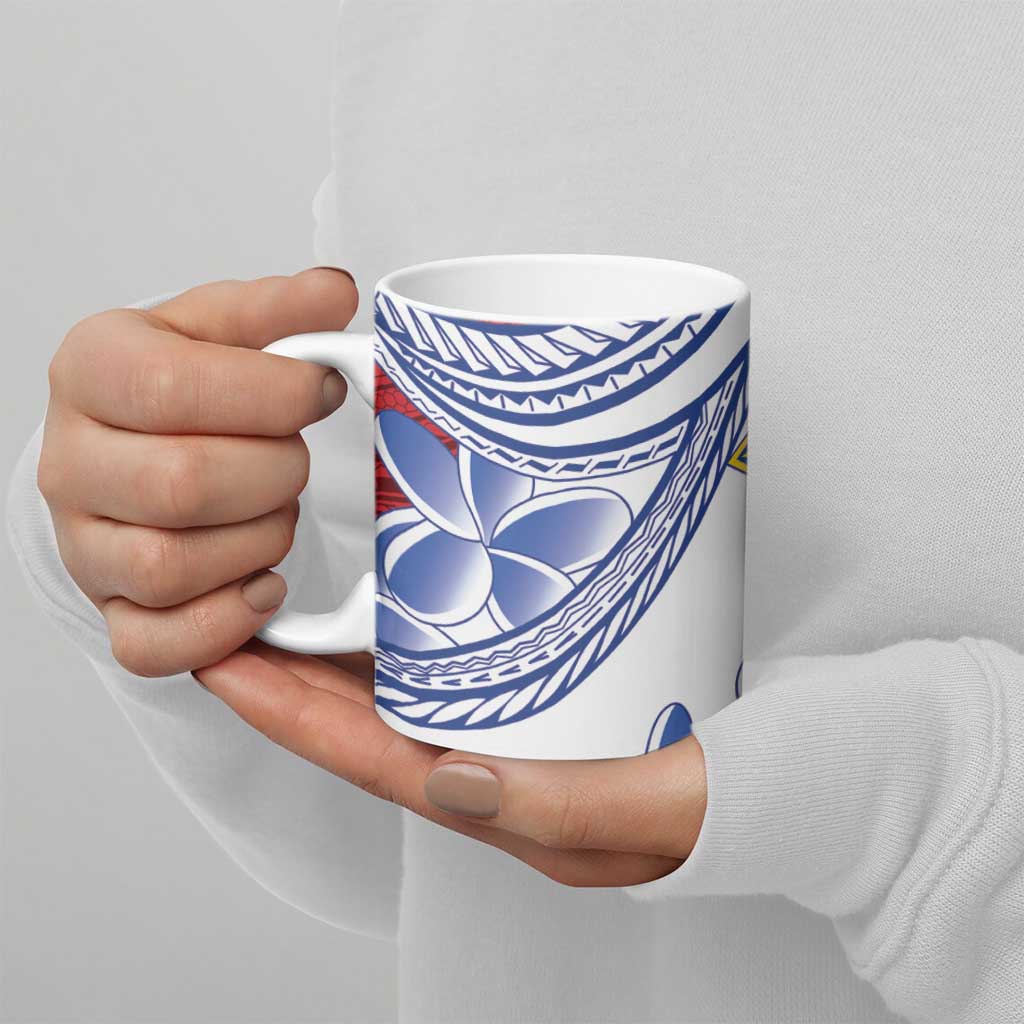 Philippines Eagle Sun Ceramic Mug Filipino Agila Polynesian Tattoo Flag Color LT14 - Polynesian Pride
