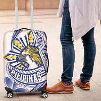 Philippines Eagle Sun Luggage Cover Filipino Agila Polynesian Tattoo Flag Color LT14 Red - Polynesian Pride