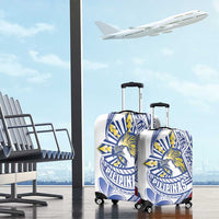Philippines Eagle Sun Luggage Cover Filipino Agila Polynesian Tattoo Flag Color LT14 - Polynesian Pride