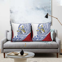 Philippines Eagle Sun Pillow Cover Filipino Agila Polynesian Tattoo Flag Color