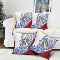 Philippines Eagle Sun Pillow Cover Filipino Agila Polynesian Tattoo Flag Color