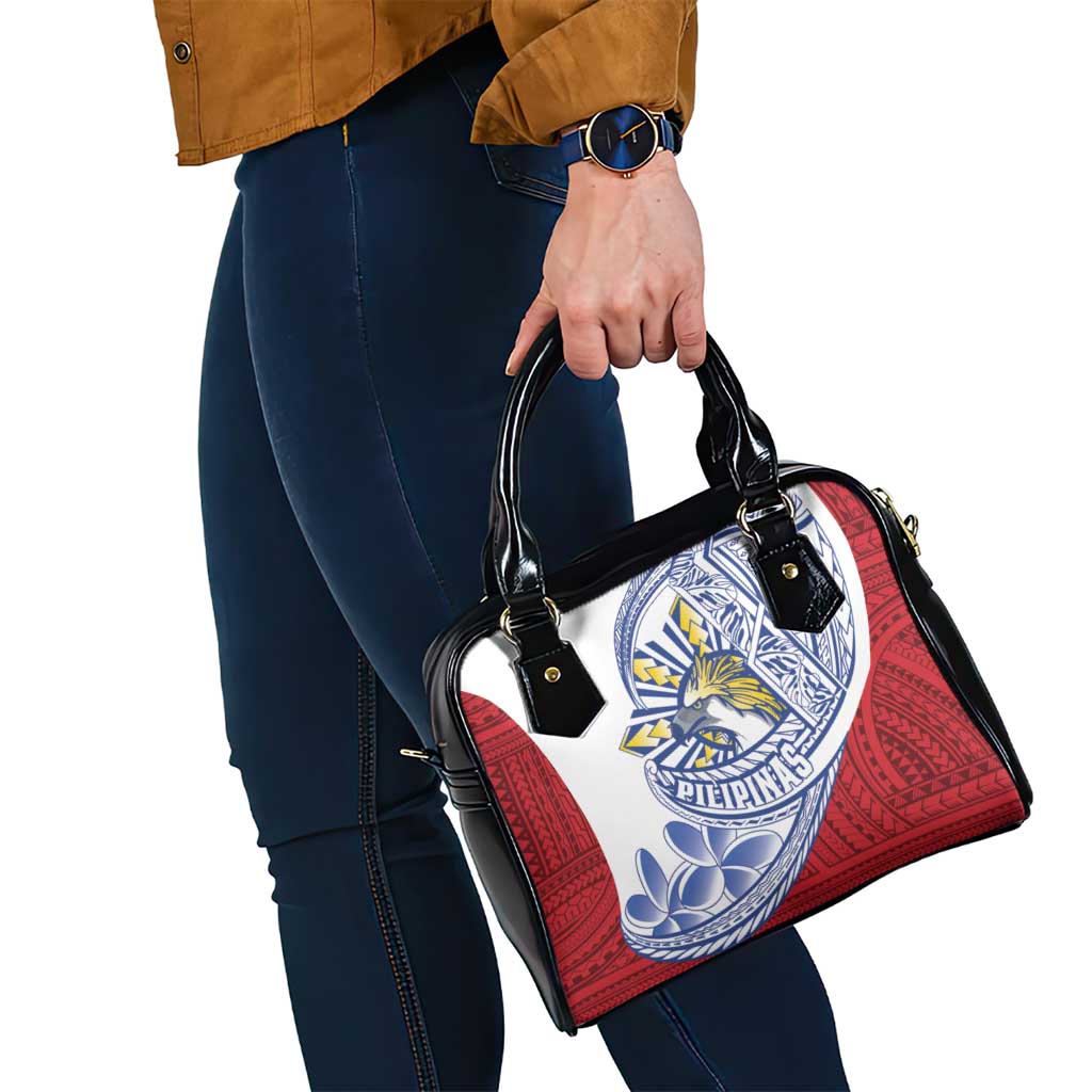 Philippines Eagle Sun Shoulder Handbag Filipino Agila Polynesian Tattoo Flag Color LT14 - Polynesian Pride
