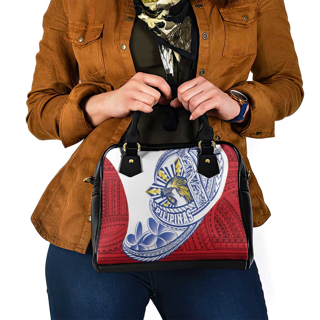 Philippines Eagle Sun Shoulder Handbag Filipino Agila Polynesian Tattoo Flag Color LT14 - Polynesian Pride