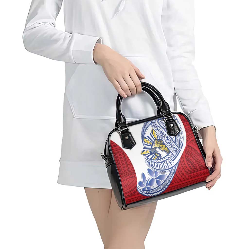 Philippines Eagle Sun Shoulder Handbag Filipino Agila Polynesian Tattoo Flag Color LT14 - Polynesian Pride