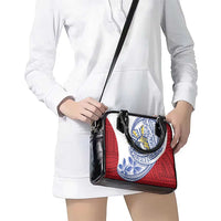 Philippines Eagle Sun Shoulder Handbag Filipino Agila Polynesian Tattoo Flag Color LT14 - Polynesian Pride