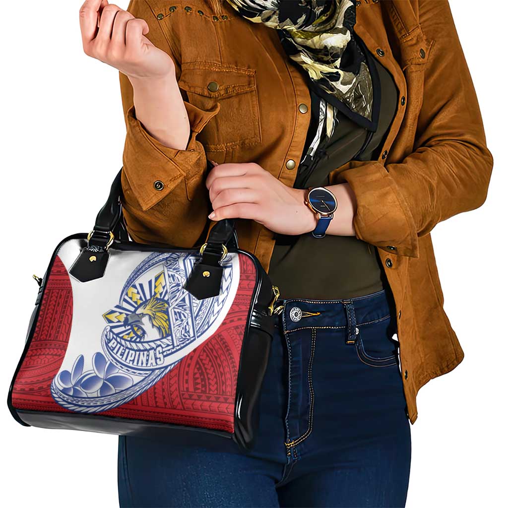 Philippines Eagle Sun Shoulder Handbag Filipino Agila Polynesian Tattoo Flag Color LT14 - Polynesian Pride