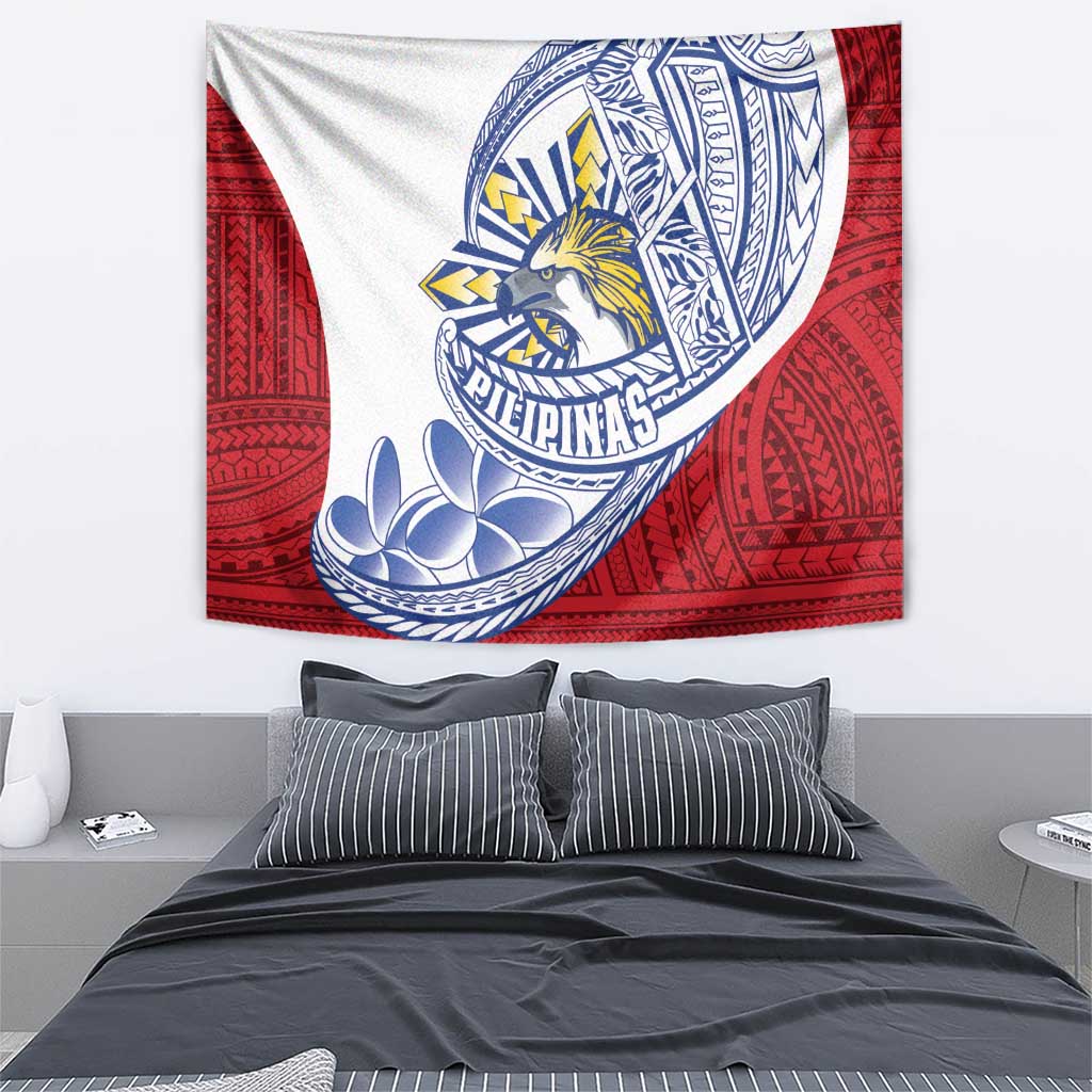 Philippines Eagle Sun Tapestry Filipino Agila Polynesian Tattoo Flag Color LT14 - Polynesian Pride