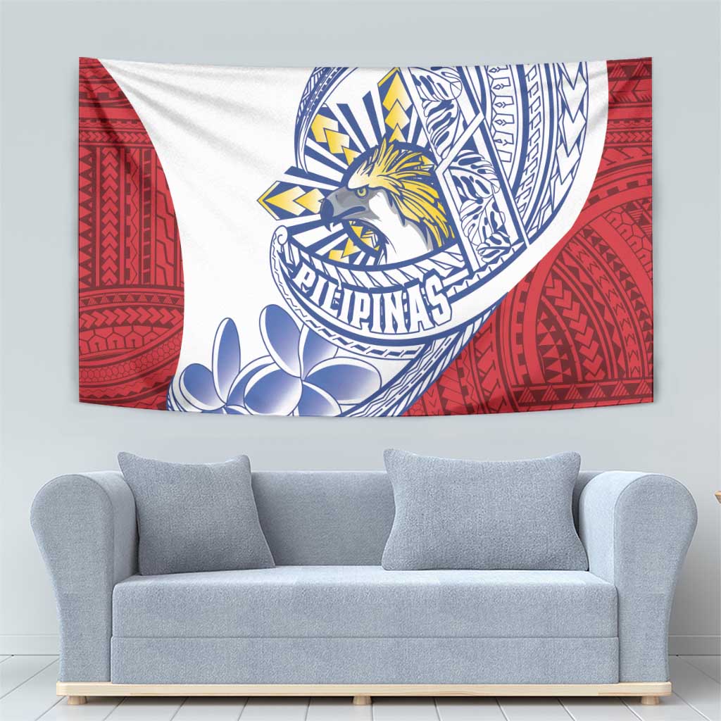 Philippines Eagle Sun Tapestry Filipino Agila Polynesian Tattoo Flag Color LT14 - Polynesian Pride