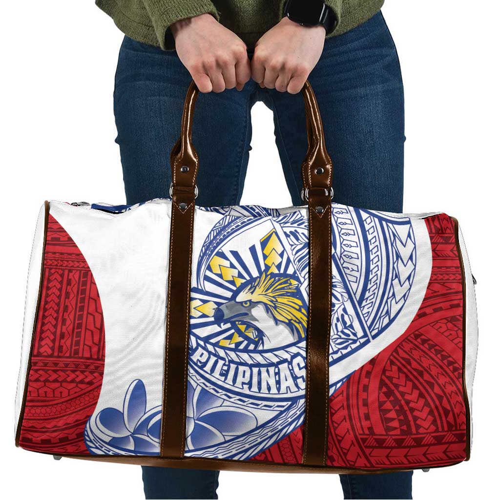 Philippines Eagle Sun Travel Bag Filipino Agila Polynesian Tattoo Flag Color