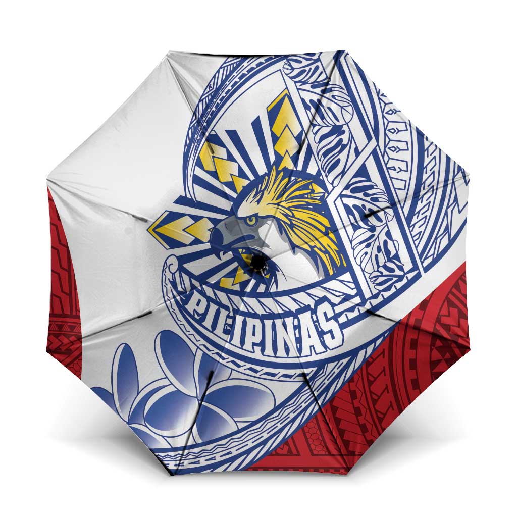Philippines Eagle Sun Umbrella Filipino Agila Polynesian Tattoo Flag Color