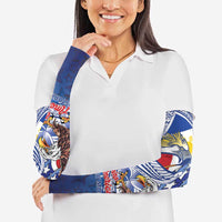Filipino American History Month Arm Sleeves Philippines Agila USA Eagle Mix Flag LT14 - Polynesian Pride