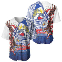 Filipino American History Month Baseball Jersey Philippines Agila USA Eagle Mix Flag