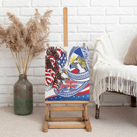 Filipino American History Month Canvas Wall Art Philippines Agila USA Eagle Mix Flag LT14 - Polynesian Pride