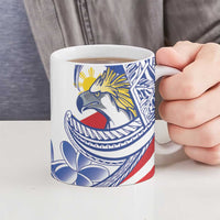 Filipino American History Month Ceramic Mug Philippines Agila USA Eagle Mix Flag