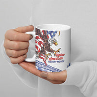 Filipino American History Month Ceramic Mug Philippines Agila USA Eagle Mix Flag