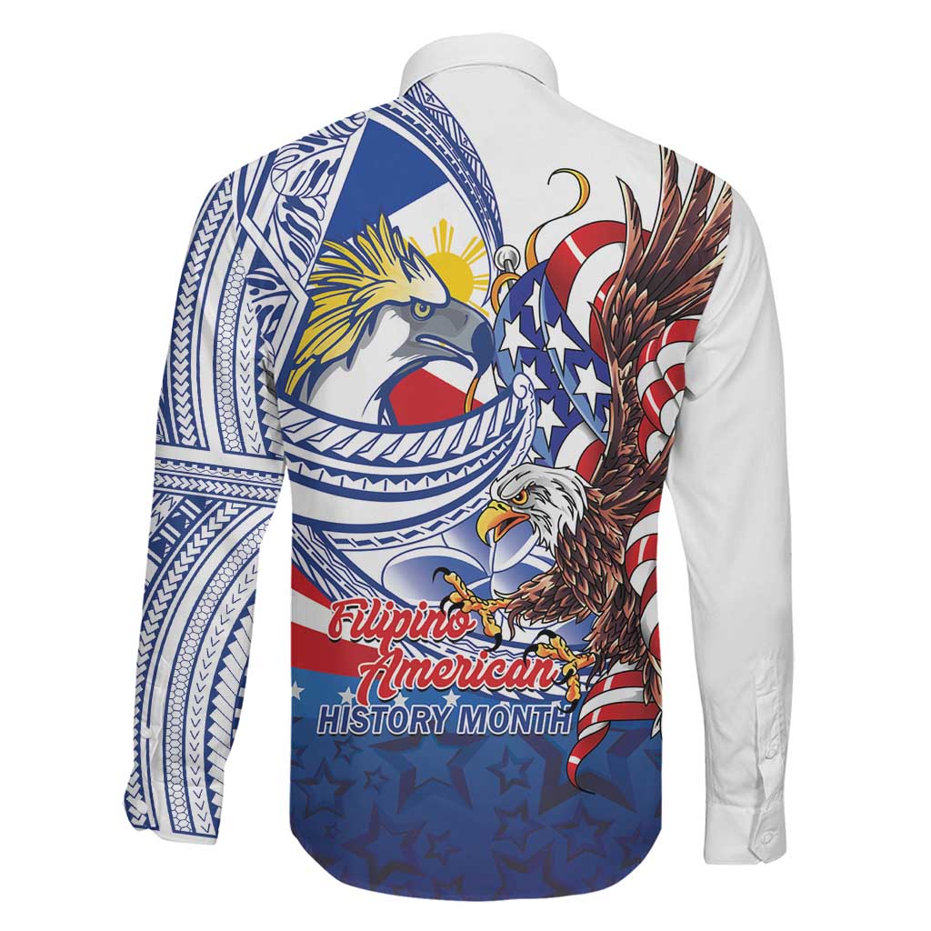 Filipino American History Month Family Matching Short Sleeve Bodycon Dress and Hawaiian Shirt Philippines Agila USA Eagle Mix Flag