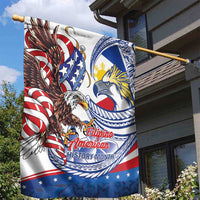 Filipino American History Month Garden Flag Philippines Agila USA Eagle Mix Flag LT14 - Polynesian Pride
