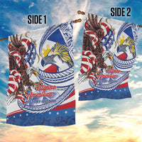 Filipino American History Month Garden Flag Philippines Agila USA Eagle Mix Flag LT14 - Polynesian Pride