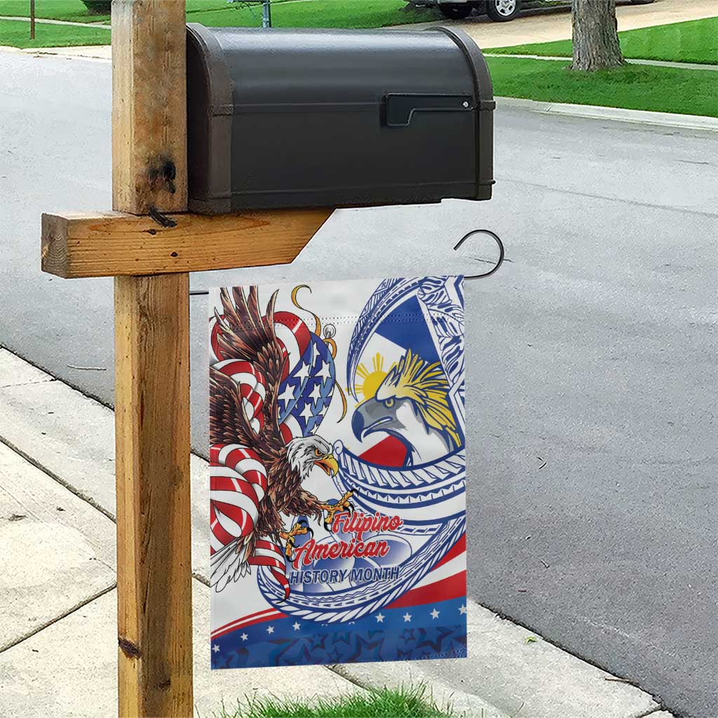 Filipino American History Month Garden Flag Philippines Agila USA Eagle Mix Flag LT14 - Polynesian Pride